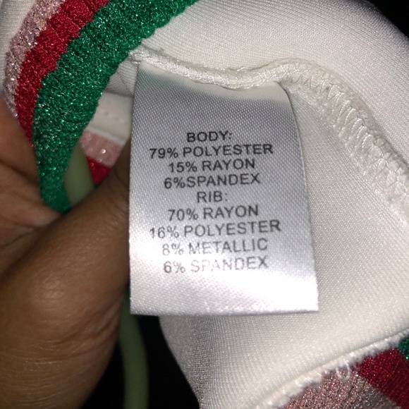 Molleux Sweater with Pink & Green Trimmings - Picture 5 of 6